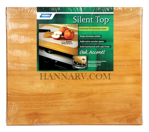 Camco 43521 RV Marine Oak Universal Silent Top Stovetop Cover